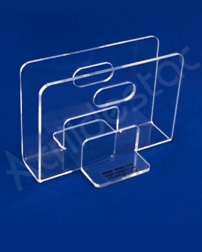 Porta Guardanapo de acrilico cristal para mesa de Restaurantes 