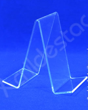Porta Livro PS cristal - acrilico similar - Duplo - 16 x 11 cm  