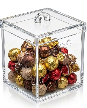 Potes de Acrílico para cereais doces 15 x 15 cm (alt x base) - 3,3 L