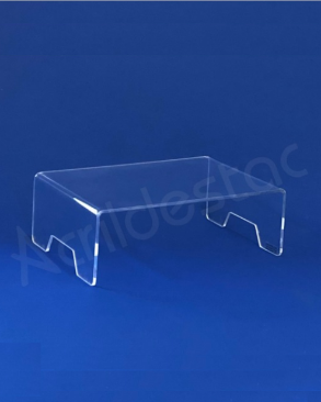 Suporte de mesa para Monitor e notebook de acrilico cristal transparente 20x30x10 5mm