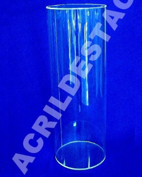 Tubo de acrilico 20cm diam x 100cm alt tubo acrilico transparente