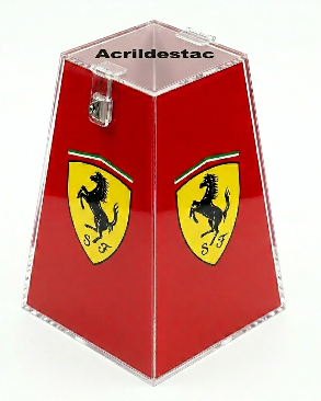 Urna de acrílico Piramide 50cm alt x 20cm para sorteios rifas e promoções e eventos