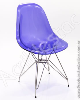 Cadeira de acrilico Charles Eames DKR Torre inox