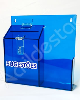 Caixa de Sugestões em Acrilico Azul Cobalto 24,5cm Urna para sorteio e cupons 