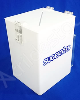 Caixa de Sugestões em Acrilico Branca 20cm urna para pesquisas