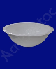 Cupula de acrilico Branco 15cm diametro esfera acrilico com Aba