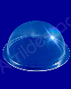Cupula de acrilico Cristal 40cm diametro esfera acrilico com Aba