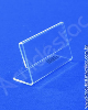 Display acrilico precificador expositor de preço identificador cristal 5x12cm