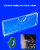 Display Acrilico porta preço e etiqueta modelo U 5x10cm Horizontal