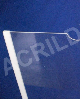 Display de PS Acrilico similar Porta Folha para Parede ou Elevador A4 Horizontal