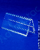 Display de PS Cristal acrilico similar 4,5 x 10 dupla face