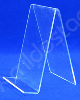 Expositor de Livro Acrilico cristal suporte 15 x 10 cm A6 Indiv - Livrarias Lojas Papelarias Vitrines 