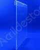 Porta Aviso ACRILICO cristal A4 para Baias Display vidro Carro Automoveis