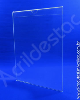 Porta Aviso PETG Cristal A5 para Baias Display vidro Carro Concessionarias