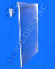 Porta Aviso PETG Cristal A5 para Baias Display vidro Carro Concessionarias