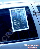 Porta Aviso PETG Cristal A5 para Baias Display vidro Carro Concessionarias