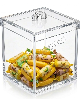 Potes de Acrílico para alimentos secos cereais doces 30 x 25 cm (alt x base) - 18,5 L