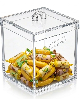 Potes de Acrílico para chás grãos naturais a granel 25 x 25 cm (alt x base) - 15,6 L