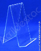 Expositor de Livro PS cristal acrilico similar individ 18 x 11 cm - Livrarias Lojas Papelarias Vitrines