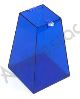 Urna de acrilico Azul cobalto 30cm alt Piramide para eventos