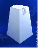 Urna de acrilico Branca 40cm alt Piramide para sorteios  