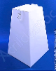 Urna de acrilico Branca 40cm alt Piramide para sorteios  