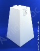 Urna de acrilico Branca 60cm alt Piramide para promoção  