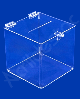 Urna de acrilico Cristal 30x30cm alt Quadrada Cubo para eventos 