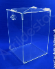 Urna de acrilico Cristal transparente 20 alt x 15 x 15cm Base para cupons